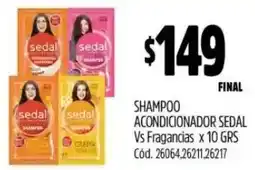 Supermercados Yaguar Sedal Shampoo Acond oferta