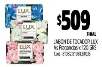 Supermercados Yaguar Lux jabon de tocador oferta