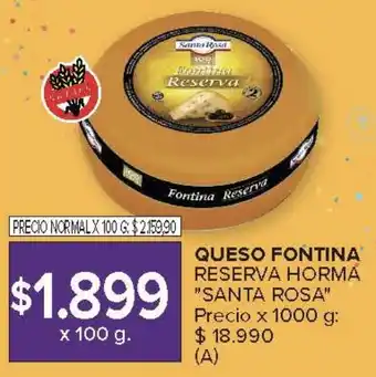 Carrefour Santa Rosa Queso Fontina oferta