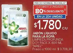 Carrefour Ariel jabon liquid oferta