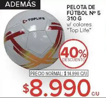 Carrefour Top Life Pelota de Fútbol Nº 5 oferta