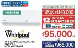 Carrefour Whirlpool aire acondicionado split inverter oferta