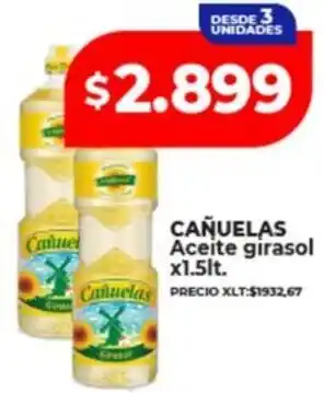 Supermayorista Vital Cañuelas Aceite girasol oferta