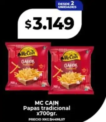 Supermayorista Vital Mc Cain Papas tradicional oferta