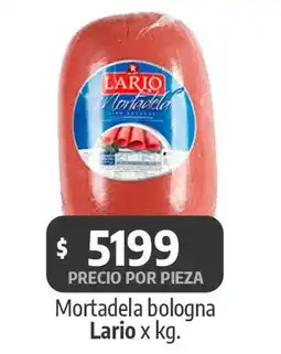 Autoservicio Capo LARIO Mortadela Mortadela bologna Lario x kg. oferta