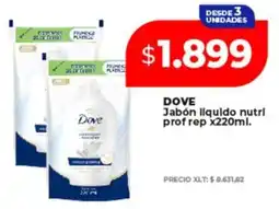 Supermayorista Vital DOVE Jabón liquido oferta