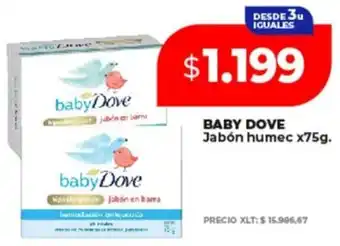 Supermayorista Vital BABY DOVE Jabón humec oferta