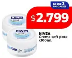 Supermayorista Vital NIVEA Crema soft pote oferta