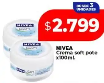 Supermayorista Vital NIVEA Crema soft pote oferta