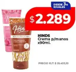 Supermayorista Vital HINDS Crema p/manos oferta