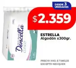 Supermayorista Vital ESTRELLA Algodón oferta