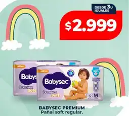 Supermayorista Vital BABYSEC PREMIUM Pañal soft regular oferta