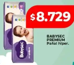 Supermayorista Vital BABYSEC PREMIUM Pañal BABYSEC PREMIUM Pañal hiper. oferta