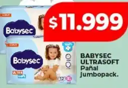 Supermayorista Vital BABYSEC ULTRASOFT Pañal Jumbopack oferta