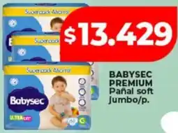 Supermayorista Vital BABYSEC PREMIUM Pañal soft Jumbo/p oferta