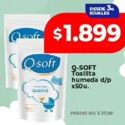 Supermayorista Vital Q-SOFT Toallita humeda oferta