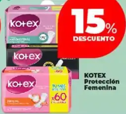 Supermayorista Vital KOTEX Protección Femenina oferta