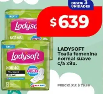 Supermayorista Vital LADYSOFT Toalla femenina oferta