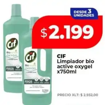 Supermayorista Vital CIF Limpiador bio active oxygel oferta