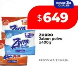 Supermayorista Vital ZORRO Jabon polvo oferta