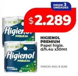 Supermayorista Vital HIGIENOL Premium papel higie. oferta