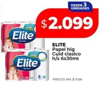 Supermayorista Vital ELITE Papel hig Cuid clasico oferta