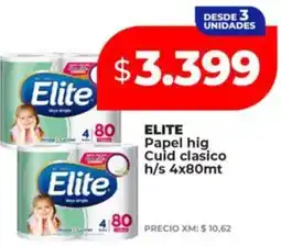 Supermayorista Vital Elite papel hig cuid clasico oferta