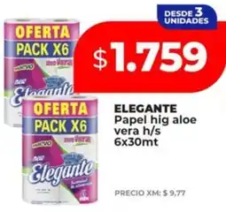 Supermayorista Vital Elegante papel hig aloe vera oferta