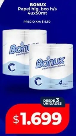 Supermayorista Vital Bonux papel hig. bco oferta