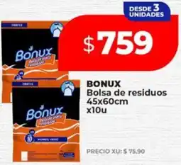 Supermayorista Vital Bonux bolsa de residuos oferta