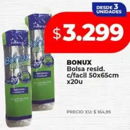 Supermayorista Vital Bonux bolsa resid. c/facil oferta