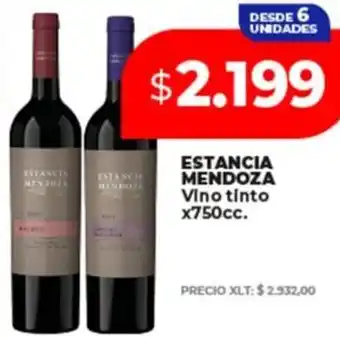 Supermayorista Vital Estancia mendoza vino tinto oferta