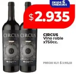 Supermayorista Vital Circus vino roble oferta