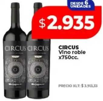 Supermayorista Vital Circus vino roble oferta