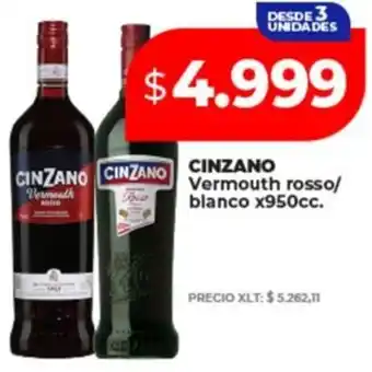 Supermayorista Vital Cinzano vermouth rosso/ blanco oferta