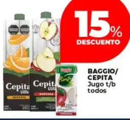 Supermayorista Vital Baggio/ cepita jugo t/b todos oferta