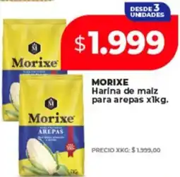 Supermayorista Vital Morixe harina de malz para arepas oferta