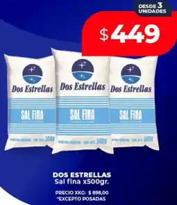 Supermayorista Vital Dos estrellas sal fina oferta