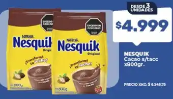 Supermayorista Vital Nesquik cacao s/tacc oferta