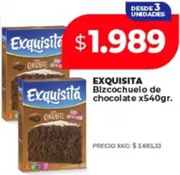 Supermayorista Vital Exquisita bizcochuelo de chocolate oferta