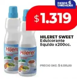 Supermayorista Vital Hileret sweet edulcorante liquido oferta