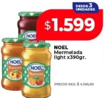 Supermayorista Vital Noel mermelada light oferta