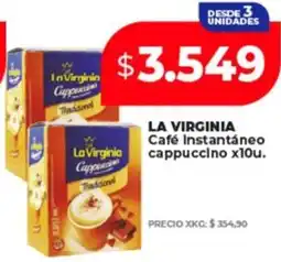 Supermayorista Vital La virginia café instantáneo cappuccino oferta