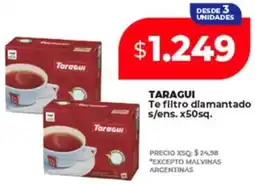 Supermayorista Vital Taragui te filtro diamantado oferta