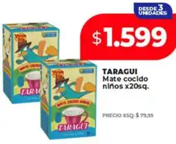 Supermayorista Vital Taragui mate cocido niños oferta