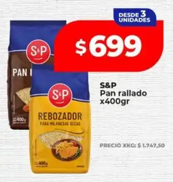 Supermayorista Vital S&p pan rallado oferta