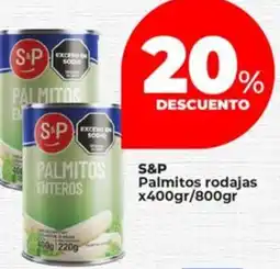 Supermayorista Vital S&p palmitos rodajas oferta