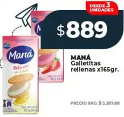 Supermayorista Vital Maná galletitas rellenas oferta