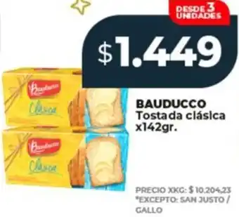 Supermayorista Vital Bauducco tostada clásica oferta