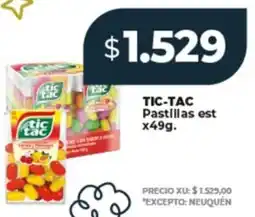 Supermayorista Vital TIC-TAC Pastillas oferta